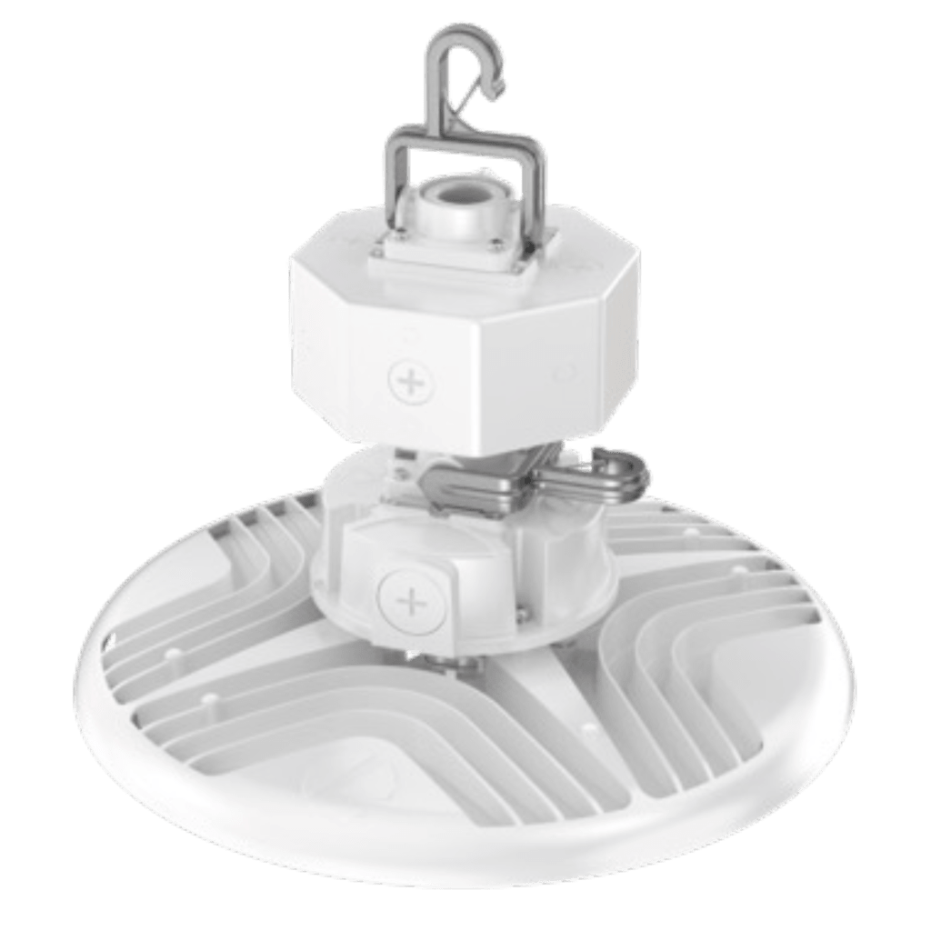 Luminaria LED High Bay Redonda REBL / 12,000-18,000 Lúmenes / Óptica Micro-Prisma Patentada / UGR Ultra Bajo / IK10 IP66 NEMA 4X / Temperatura 3500K-4000K-5000K Switchable / UVOLT 120-347V. - Image 3