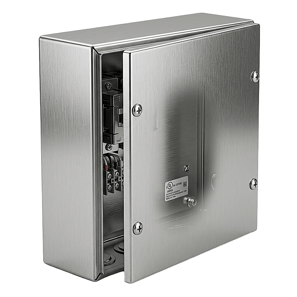 Caja Extra Grande 6" x 6" x 4"/ Profundidad 4"/ Sin Orificios. - Imagen 3