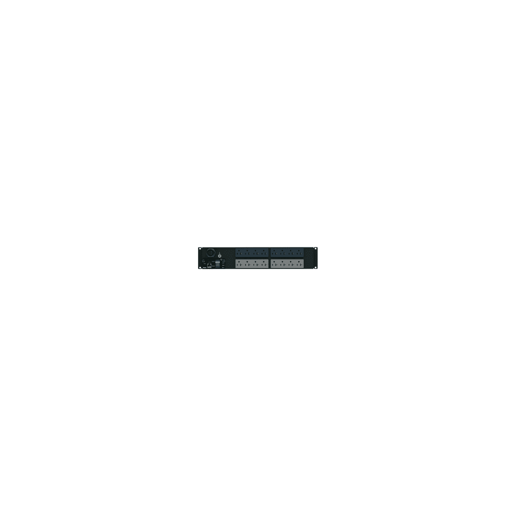 PDU Monitoreable (MI) para Distribución de Energía, Enchufe de Entrada NEMA L5-30P, Con 16 Salidas 5-20R, Horizontal 19 in, 120 Vca, 30 Amp, 2 UR - Imagen 3