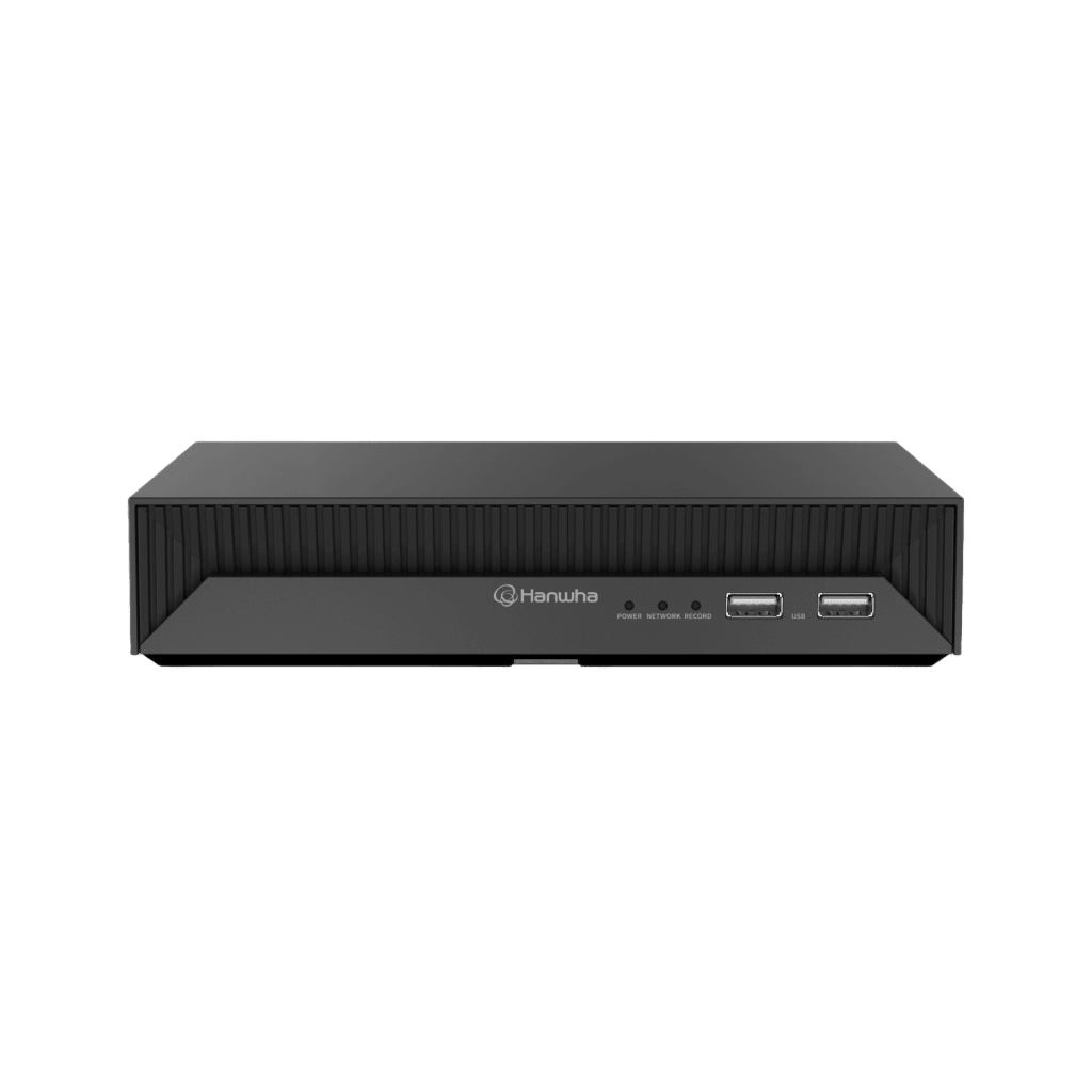 NVR Inteligente 4CH AI / Soporte Cámaras 8MP / Códecs H.265-H.264-MJPEG / Grabación 40Mbps / 4 Puertos PoE / SSD 1TB / Salida HDMI / Soporte ARB / Conectividad P2P / Firma Hanwha Vision - Image 3
