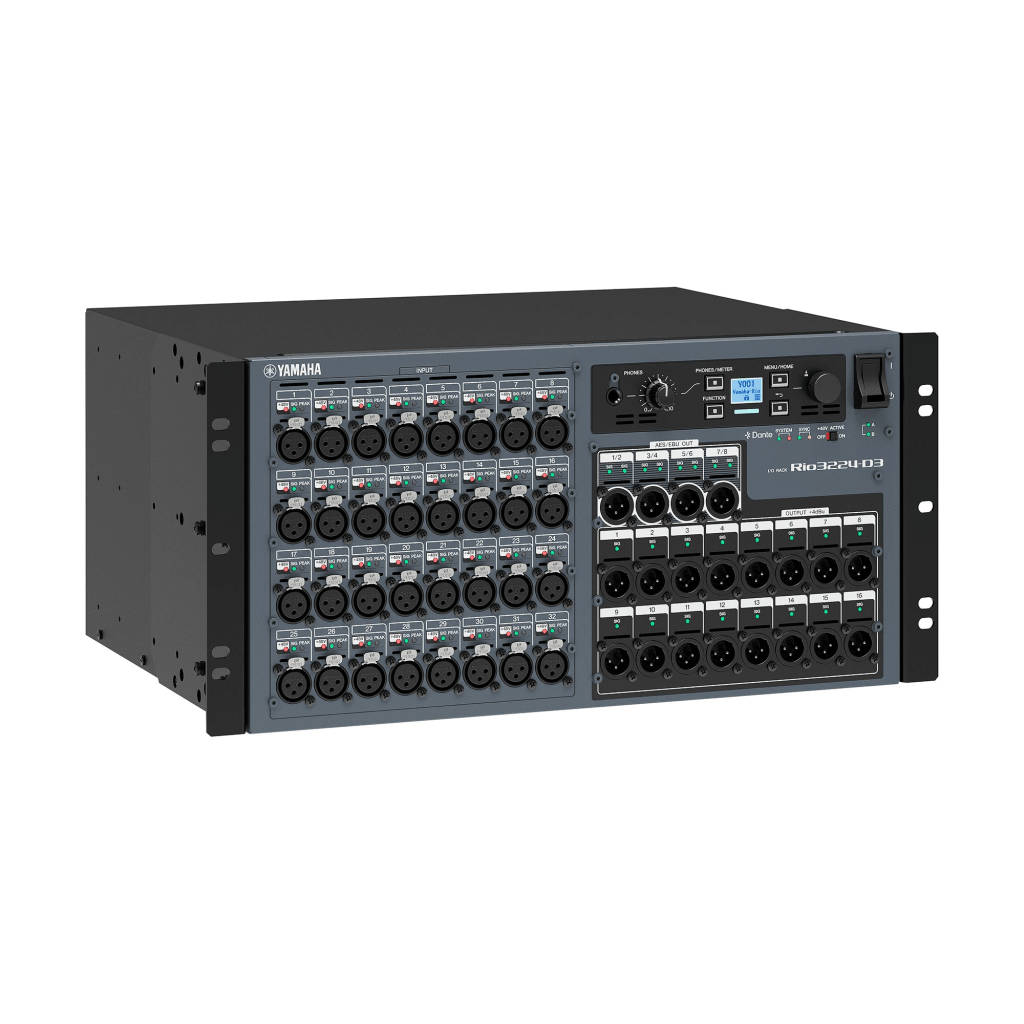 RACK DE EXPANSION E/S PARA CONSOLA DE AUDIO 32 IN X 24 OUT, DANTE - Imagen 3