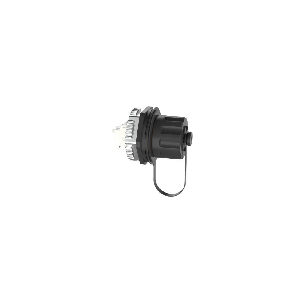 Conector Jack RJ45 de Uso Industrial Estilo TG, Categoría 6A, Con Tapa Protectora, Protección IP67 - Image 3
