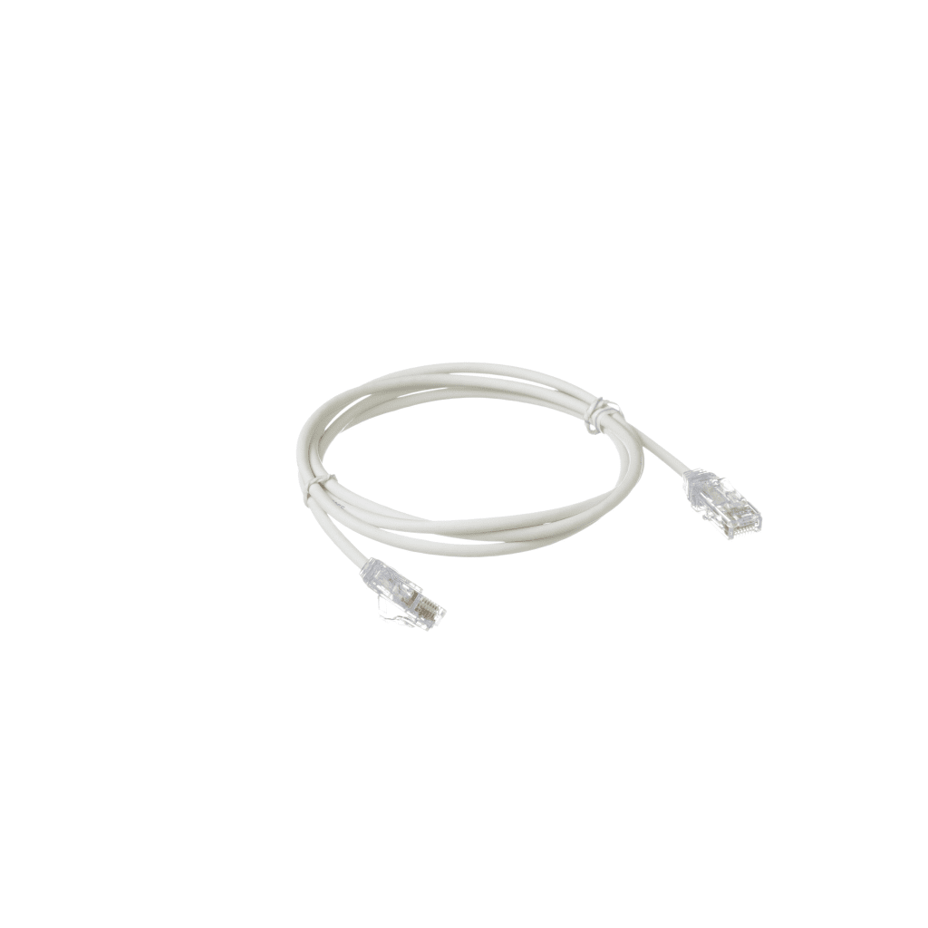 Cable de Parcheo TX6, UTP Cat6, Di?metro Reducido (28AWG), Color Blanco Mate, 4.57 Metros (15 Pies) - Imagen 3