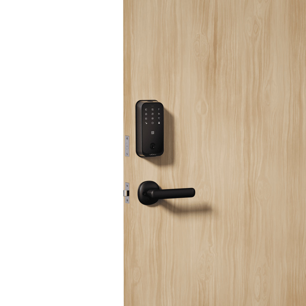 Cerradura Inteligente con Huella Digital LNDU HK01W / WiFi Integrado / Compatible Apple HomeKit / Teclado Táctil / 8 Baterías AA / Escaneo iPhone-Apple Watch-Fob / Bloqueo Manual y Automático / Exterior IP54 - Image 3