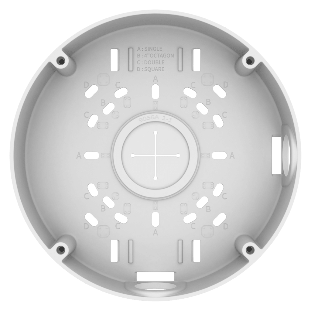Caja de conexion para uso interior compatible con Camaras tipo domo IP Serie X Hanwha, XND-C9083RV, XND-C8083RV, XND-6083RV, XNV-9083R, XND-8082RV - Image 3