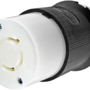 Conector Industrial con Bloqueo de Media Vuelta / 20A 480V AC / 3 Polos 4 Hilos Trifásico con Tierra / L16-20R / IP20.