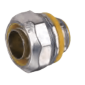 Conector Metálico Recto para Tubo Liquid Tight de 1"/ Aleación de Zinc.