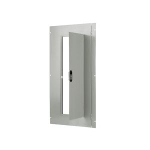 Puerta (frente) montaje sobreponer para tableros tipo P1, 42 circuitos.