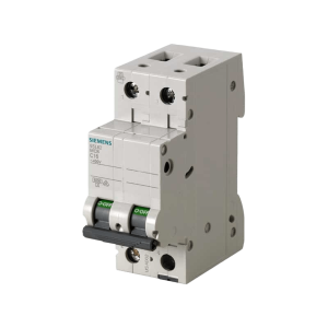 Interruptor Riel Dinn Tipo 5SL6, 2 polos, 40 amp