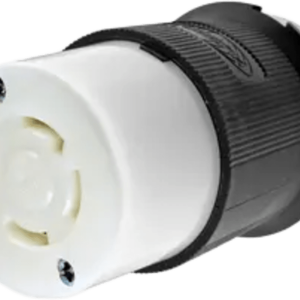Conector Industrial con Bloqueo de Media Vuelta / 30 A 480 V CA Trifásico / 3 Polos 4 Hilos con Tierra / L16-30R / Terminales de Tornillo / Cuerpo de Nylon / Resistente a Impactos y Químicos