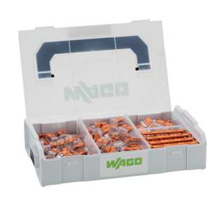 Kit de Bornas de Conexión L-BOXX Mini / Serie 221 / 4 mm² / Transparente / Temperatura 85°C / 4-5 Conductores