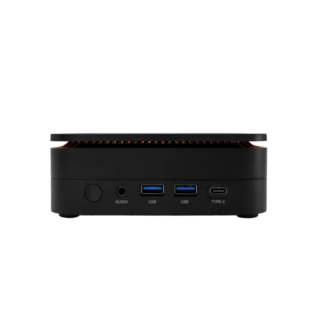 Mini estación de trabajo (Mini PC) / AMD Ryzen 7 7735HS / Wi-Fi 6 / Bluetooth 5.2 / 16 GB DDR5 / 512 GB SSD / Windows 11 / 128 mm × 128 mm × 42 mm (5.0 in × 5.0 in × 1.7 in)