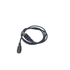 Cable con Conector Macho ahembra (Pigtail) | Forro negro | Alimentación para Vcc | Polarizado | Largo 1 metro | Calibre 22AWG.