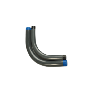 Codo Conduit Rígido de Aluminio de 2" (50.8 mm) con Recubrimiento de PVC.