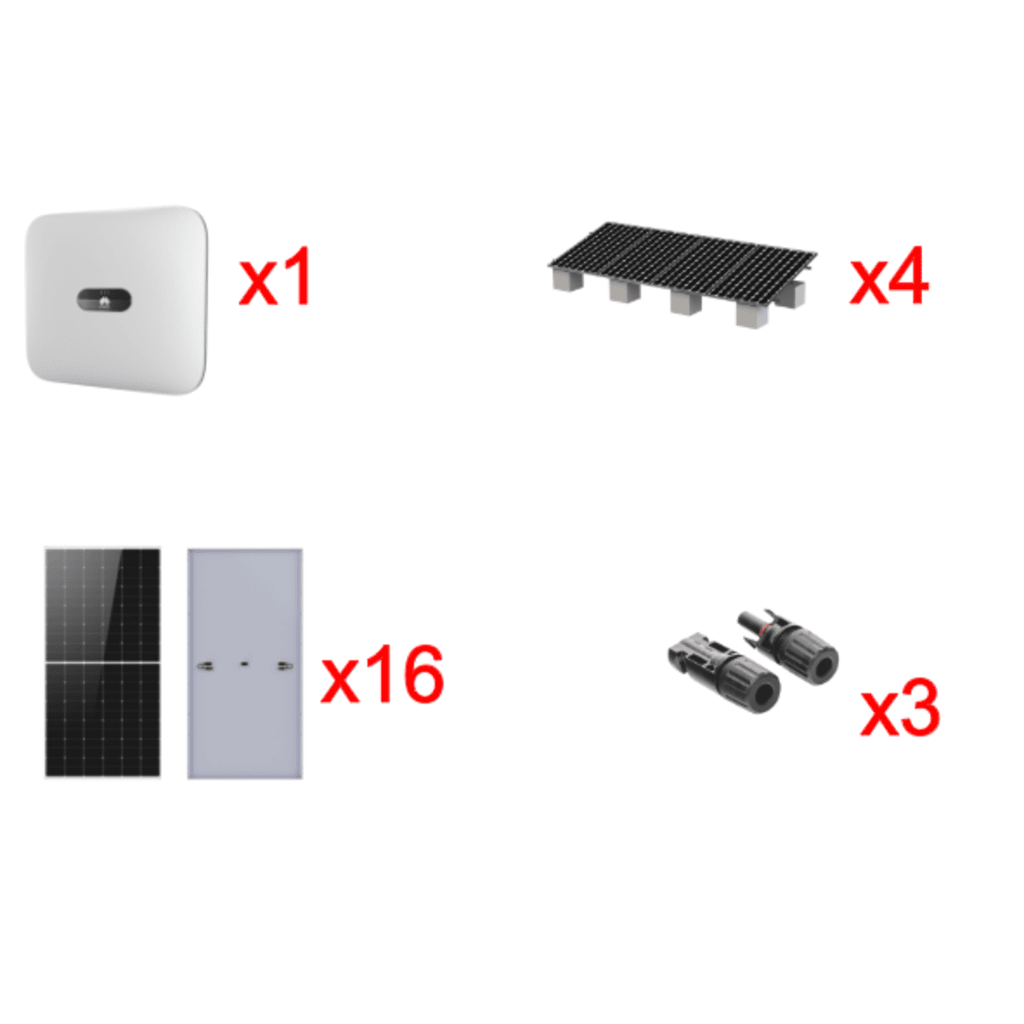 Kit Solar Interconexion / 10kW 220Vca / Inversor HUAWEI / Montaje Incluido