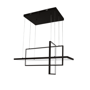 Lámpara de Techo LED / 100W / Luz Blanca 6500K, Neutra 4000K, Cálida 2700K / IP20 / Ángulo de Luz 120° / Aluminio y PC / Vida Útil 50,000h / Longitud de Cable Ajustable