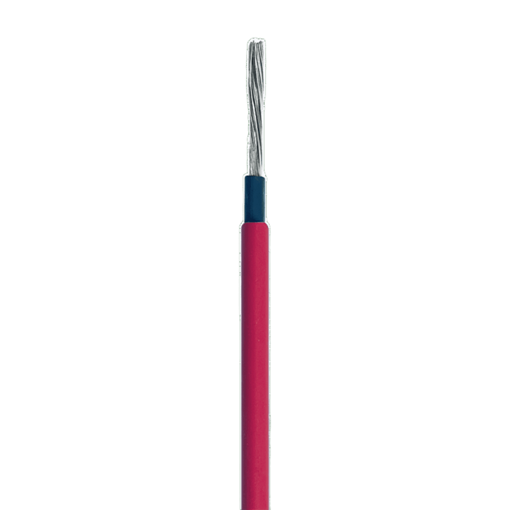 Cable Fotovoltaico Rojo/ Cobre Estañado / 4 mm² (12 AWG) / 2000V / Rollo de 50 m / / UL 4703 y TUV