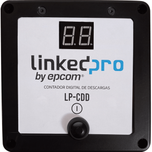 Contador Digital Descargas Atmosf?ricas / Pantalla Digital / IP65 Exterior / Bater?a 3V / Rango -20?C a 60?C / 120x120x60 mm (4.7x4.7x2.4 in)