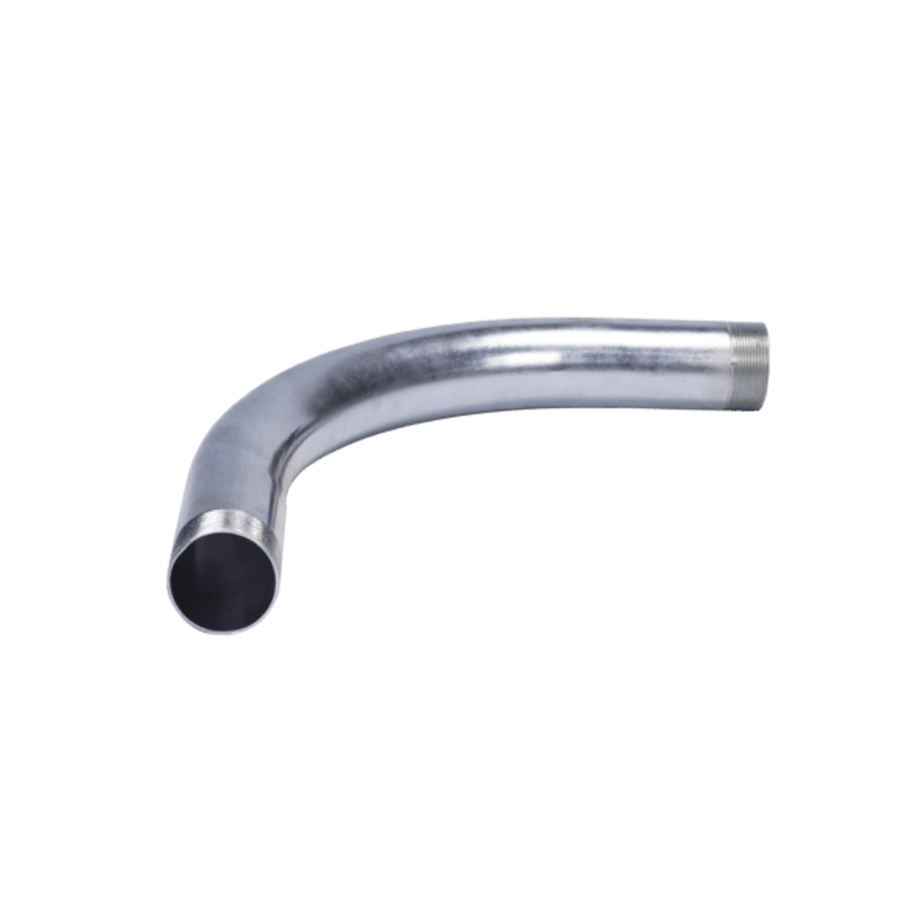 Codo de 3/4" ( 19 mm) para Tubo Pared Gruesa (IMC) / Galvanizado / Etiqueta Amarilla.