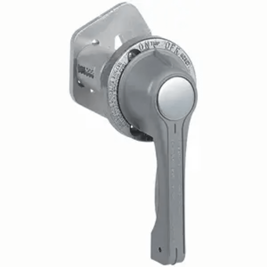 Mango para Interruptor de Circuito EXH Series / Aplicación en Enclosures Explosion-Proof / Activación Frontal de Breakers / Material Aluminio Libre de Cobre con Eje Acero Inoxidable 316 / Certificaciones Clase I Div 1 & 2 Grupos B,C,D /