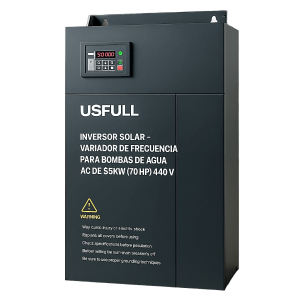 Inversor Solar - Variador de Frecuencia para Bombas de Agua AC de 55KW (70 HP) 440V: Potencia y Eficiencia para Aplicaciones Exigentes