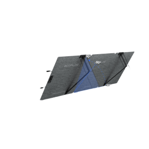 Módulo Solar Bifacial, Portátil y Flexible de 160W Recomendado para Estaciones Portátiles EcoFlow / Ajuste de Ángulo / Carga Eficiente / Incluye Cable XT60 a MC4