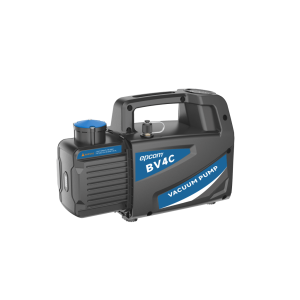 Bomba de Vacío General BV4C / Vacío Final 150 Micrones / Caudal 4 CFM (114 L/min) / Potencia 1/4 HP / Diseño Anti-Retroceso de Aceite / Montaje Superior del Motor / Válvula Antirretorno Integrada / Puerto 1/4 SAE