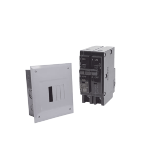 Kit Centro de Carga 4P para sobreponer con 2 Interruptores Térmicos de 2 Polos, 30Amp 120/240Vca 10kA.