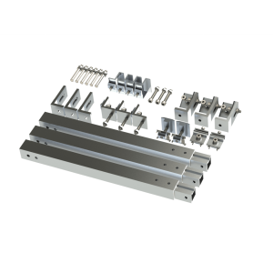 Caja de accesorios de aluminio  anodizado para montaje VEKTOR8R2700 , arreglo 1X2para techo