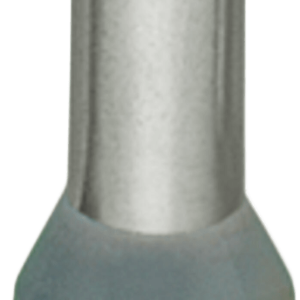 Terminal Hembra / 4 mm² AWG 12 / Con Camisa Plástica / Cobre Electrolítico / Remachado Estanco al Gas / Gris