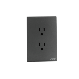 Placa con 2 Toma Corriente Duplex 2P Y T 10 - 15 A 127 V 60 Hz