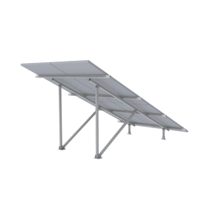 Montaje para Panel Solar 2X2, Riel 5 de 2700mm para Módulos con Espesor de 30-35mm, Vel. de Viento Máx. 136km/h