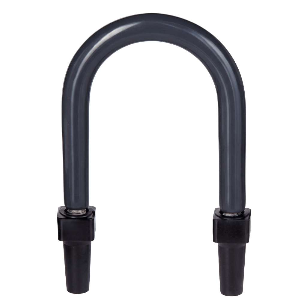 Abrazadera U de Pata Larga con Recubrimiento de PVC para Tubo de 1/2" (12.7 mm).