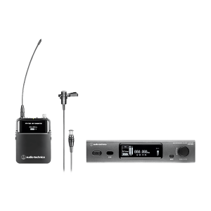 Sistema Inalámbrico | Banda DE2 | 40 Canales Simultáneos | Alcance 100 m (328 ft) | Receptor True Diversity | Transmisor Body-Pack con Micrófono Lavalier