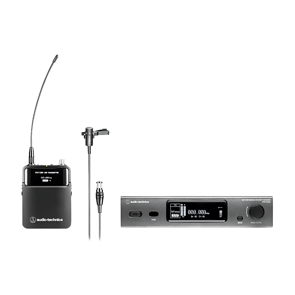 Sistema Inalámbrico | Banda DE2 | 40 Canales Simultáneos | Alcance 100 m (328 ft) | Receptor True Diversity | Transmisor Body-Pack con Micrófono Lavalier