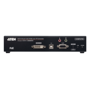 Transmisor KVM sobre IP DVI-D Dual Link 2K | Resolución 2560x2048 @ 50Hz | Zero Latency | SFP Fiber 10 km | Dual Power o PoE | Aplicaciones ATC | Matrix System
