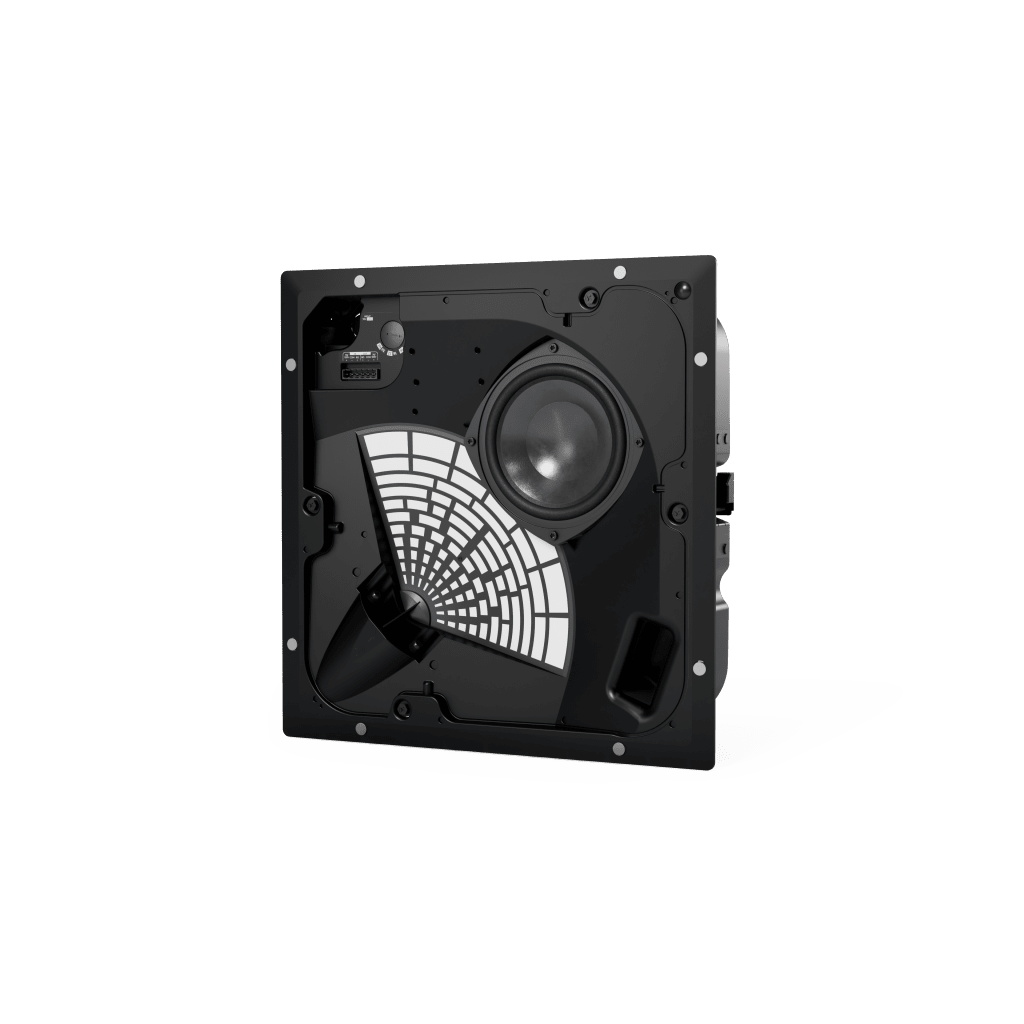 Altavoz Direccional EdgeMax | Bajo Perfil | Cobertura 90° | Montaje en Techo | Crossover Pasivo de 2 Vías | Alta y Baja Impedancia | Tecnología PhaseGuide