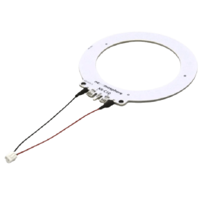 Antena RFID Circular / 13.56 MHz / Detección Wireless Pick-up / Forma Circular / Compatible con XR Driver / Multi-tag (4 simultáneos) / Montaje en Vidrio-Acrílico-Madera