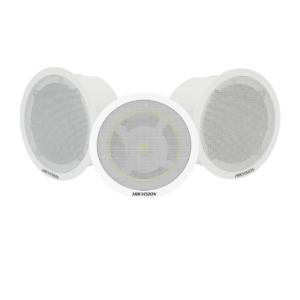 Kit Altavoz principal y 2 bocinas secundarias, solo alimenta la principal  | Bluetooth |  Hik-Connect | Musical Ambiental | Voceo | Calendarización de audios