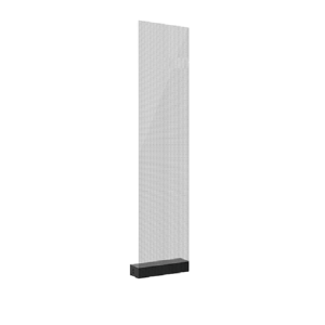 Panel LED Transparente / Pixel Pitch 3.91 mm / 250 x 1,200 mm (4 piezas / 1 m2) / Transparencia 82% / Brillo 1500-5000 nits / SMD1717 / Instalación Pegado-Colgado-Fijo