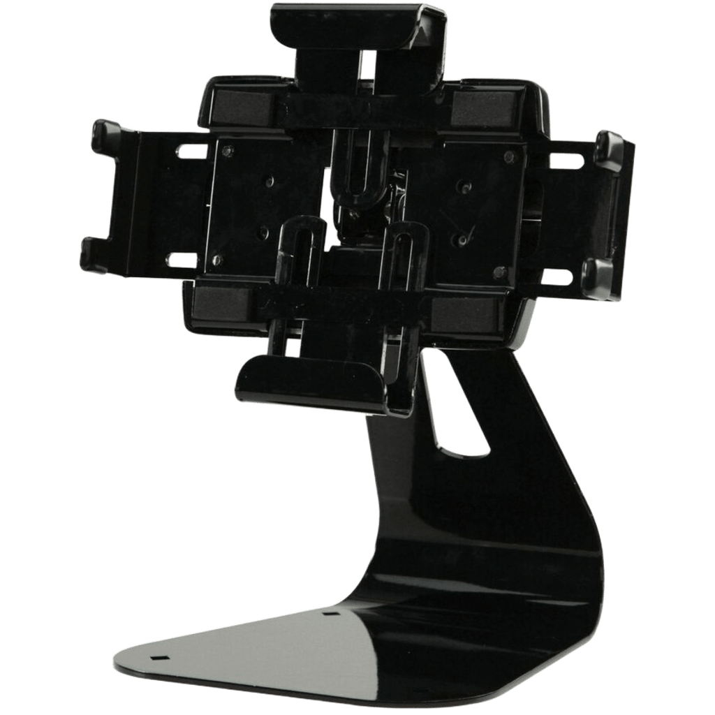 Soporte de Mesa Universal para Tabletas / Ajuste Universal Altura-Ancho / Inclinación ±30° / Rotación 360° / Capacidad 5 lb (2.27 kg) / Versión Seguridad Antirrobo / Gestión de Cables