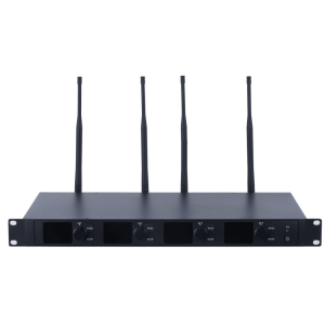 Receptor Micrófono Inalámbrico Digital UHF | Transmisión Digital U-Band pi/4-DQPSK | Distancia 80 mts | Encriptación de Audio | 2197 Ecualizaciones | 15625 Efectos de Reverberación | Pantalla LCD