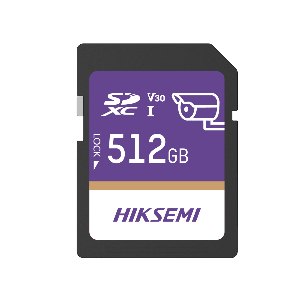 Memoria SD Clase 10 de 512GB / Especializada Para Videovigilancia