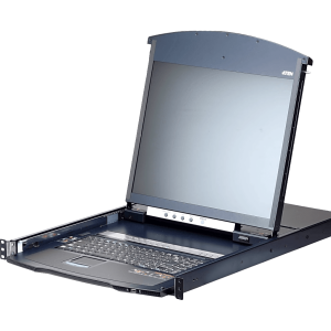 Consola KVM over IP | 16 Puertos | Dual Rail | 19” LCD | Dual NIC | Cat5 | Acceso Remoto