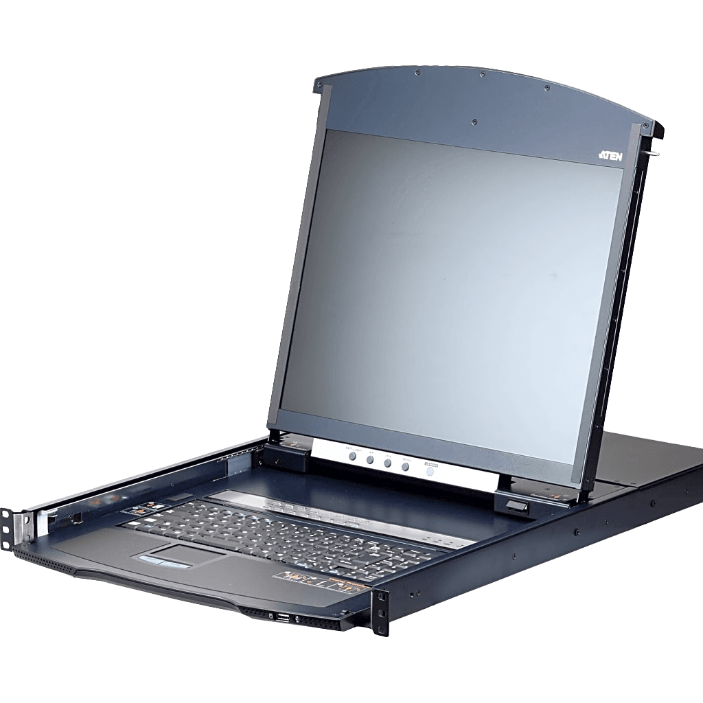 Consola KVM over IP | 16 Puertos | Dual Rail | 19” LCD | Dual NIC | Cat5 | Acceso Remoto