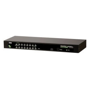 Switch KVM | 16 Puertos | Control 64-256 Computadoras | USB-PS/2 Dual Interface | Video 2048x1536 | Hotkey-OSD | Rack Mount 1U