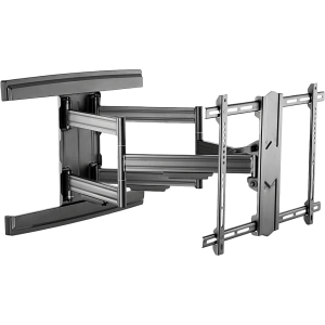 Soporte de Pared Articulado para Pantallas 37" a 85" / Extensión 800 mm / Capacidad de Carga 69.9 kg / Gestión Integrada de Cables / Patrones VESA Múltiples / Inclinación con Bloqueo