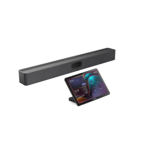 Barra de Videoconferencia Yealink A50 con IA y Consola Táctil CTP25, Todo en Uno para Salas Medianas y Grandes con Seguimiento Automático del Hablante