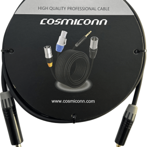 Cable 6.35mm a 3.5mm, conectores color negro MP3X-B - MTP3C-BG, length 3m