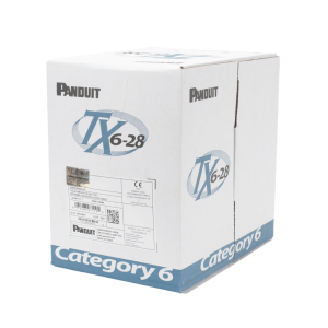 Bobina de Cable UTP 305 Metros (1000 Pies) de Cobre TX6-28?, Gris, Categor?a 6, Di?metro Reducido (28 AWG), CM/LSZH, de 4 Pares